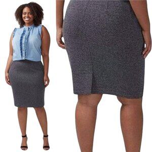 Lane Bryant Tweed Pencil Skirt, Size 22